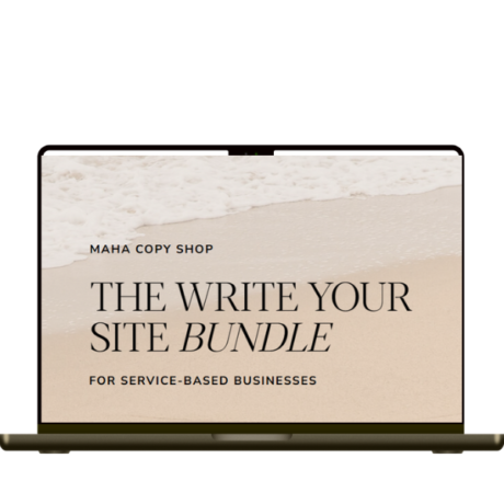 Madison & Haley The Write Your Site Bundle